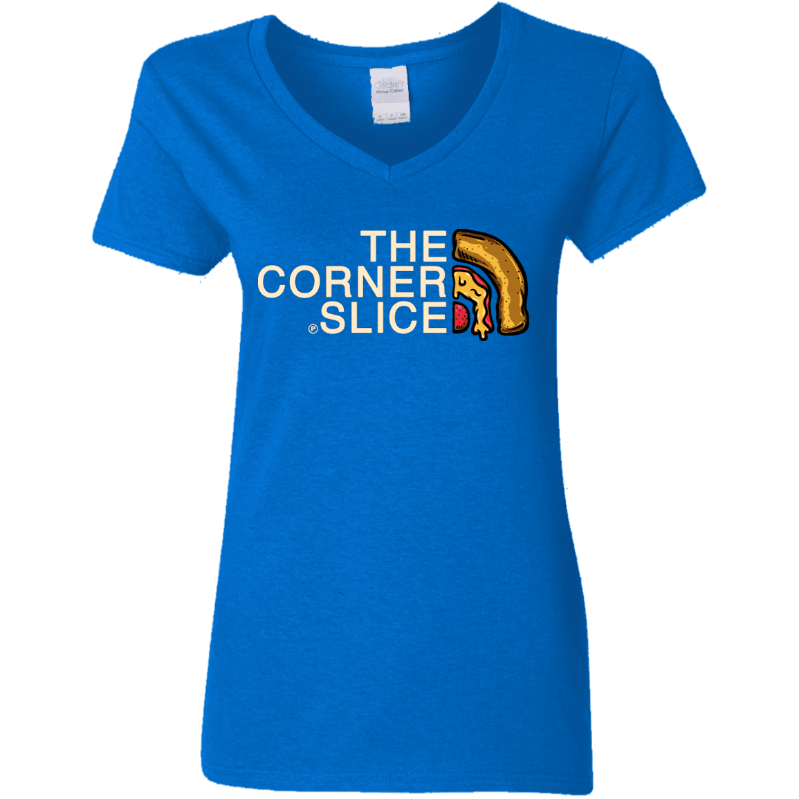 T-Shirts Royal / S The Corner Slice Women's V-Neck T-Shirt