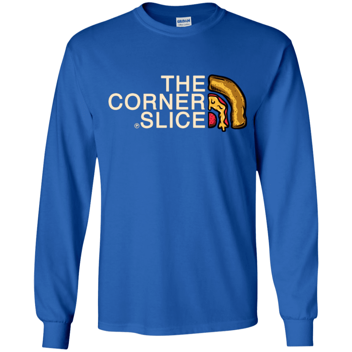 T-Shirts Royal / YS The Corner Slice Youth Long Sleeve T-Shirt