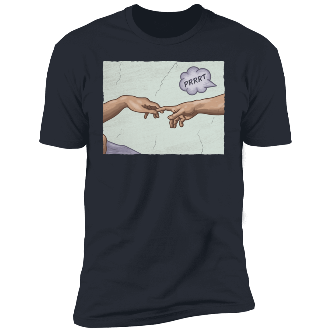 T-Shirts Indigo / S The Creation of a Joke Men's Premium T-Shirt
