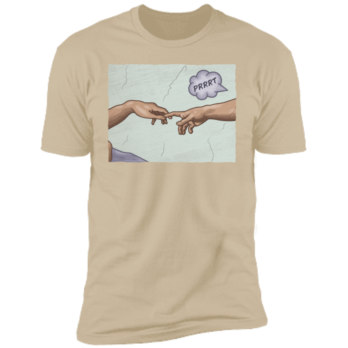 T-Shirts Sand / S The Creation of a Joke Men's Premium T-Shirt