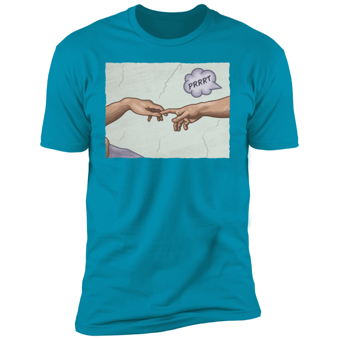 T-Shirts Turquoise / S The Creation of a Joke Men's Premium T-Shirt