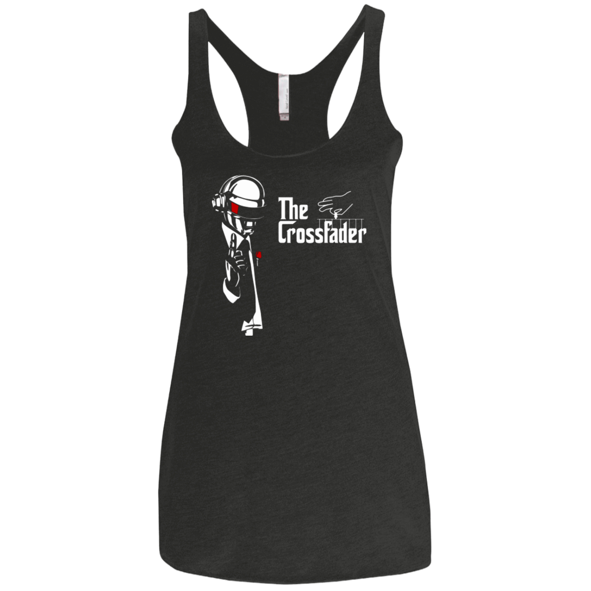 T-Shirts Vintage Black / X-Small The Crossfader Women's Triblend Racerback Tank