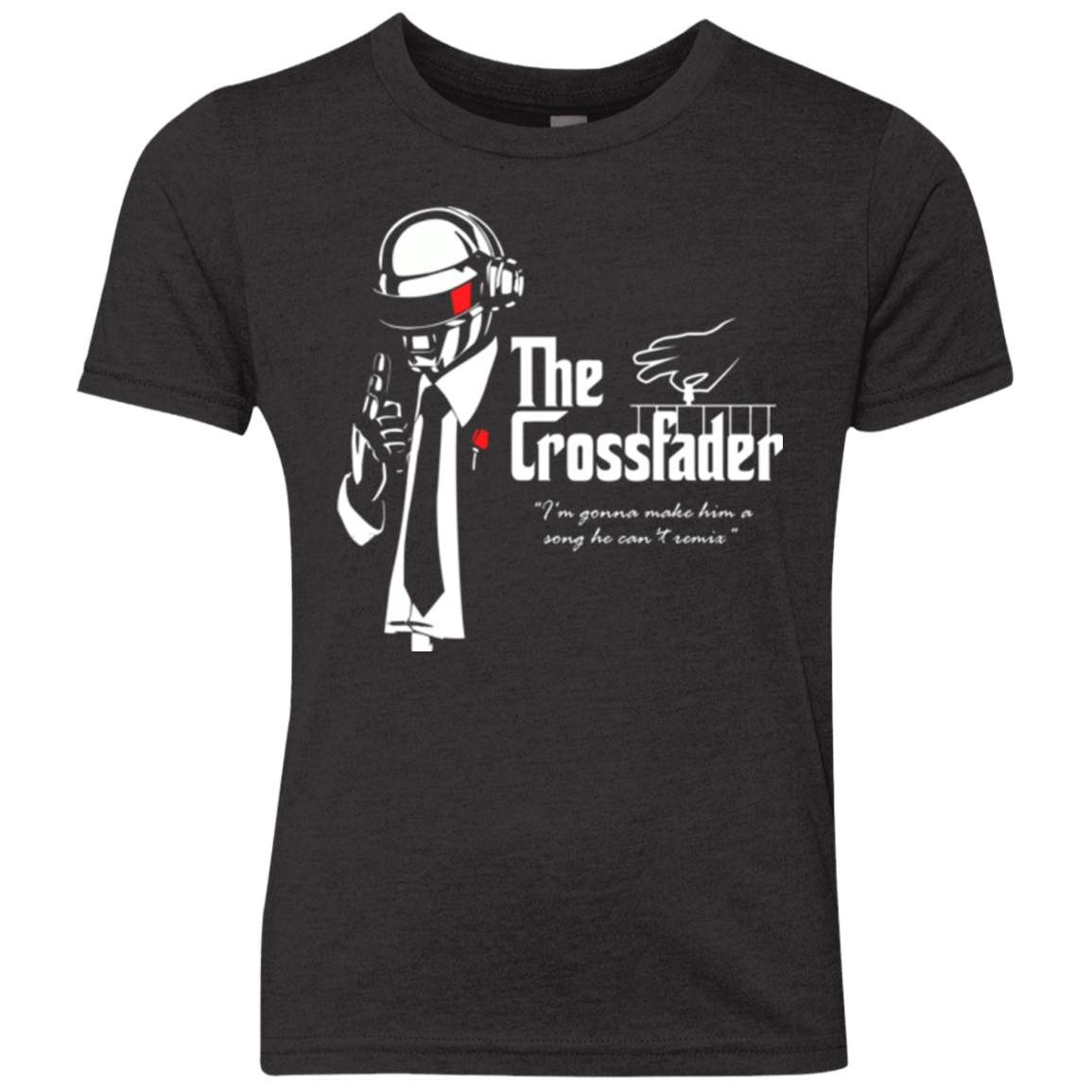 T-Shirts Vintage Black / YXS The Crossfader2 Youth Triblend T-Shirt