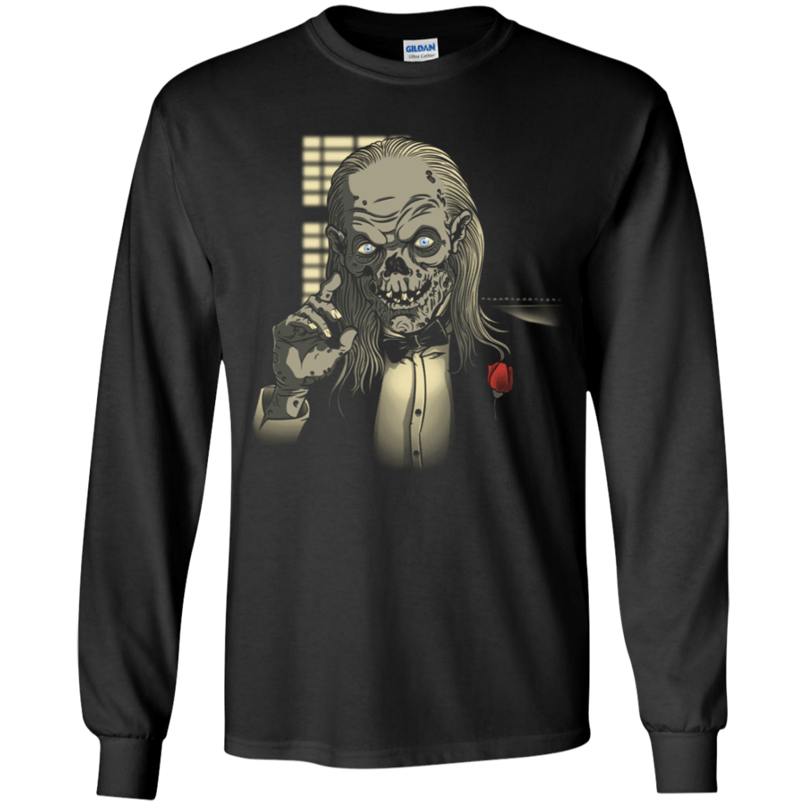 T-Shirts Black / YS The Crypt Father Youth Long Sleeve T-Shirt