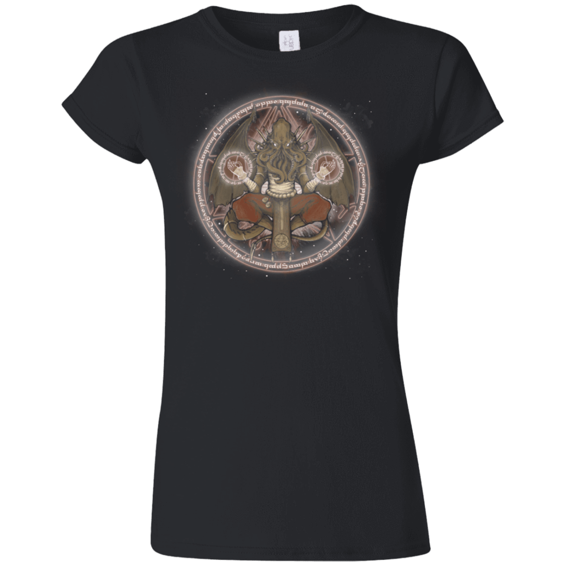 T-Shirts Black / S The Cthulhu Runes Junior Slimmer-Fit T-Shirt