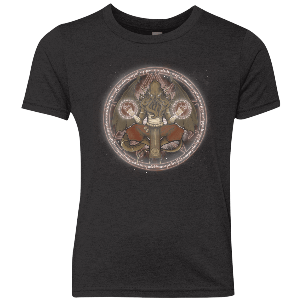 T-Shirts Vintage Black / YXS The Cthulhu Runes Youth Triblend T-Shirt