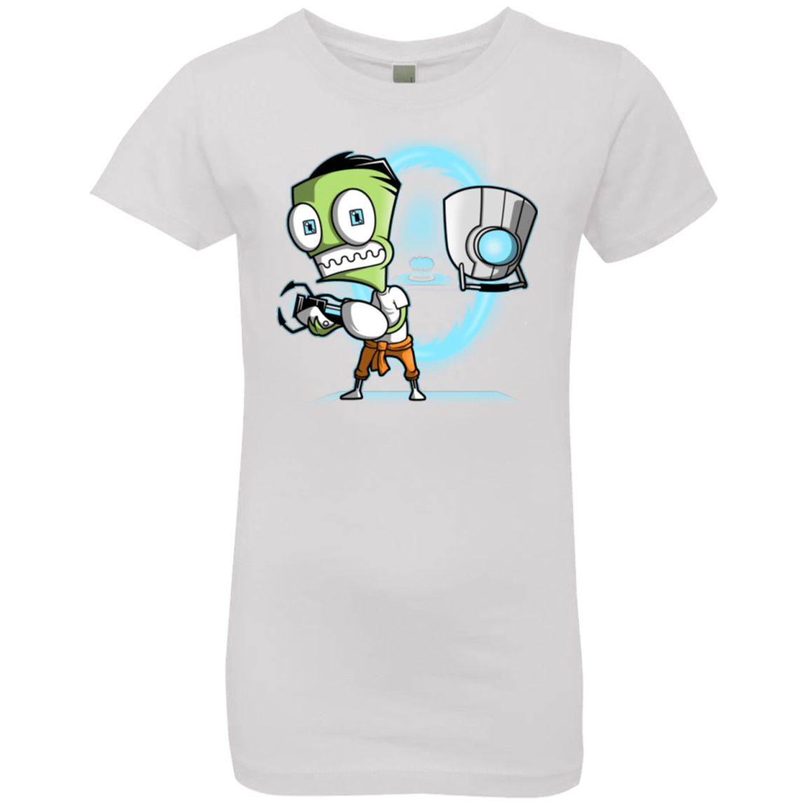 T-Shirts White / YXS THE CUPCAKE IS A LIE Girls Premium T-Shirt