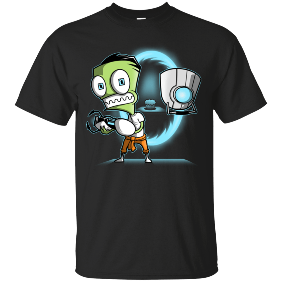 T-Shirts Black / Small THE CUPCAKE IS A LIE T-Shirt