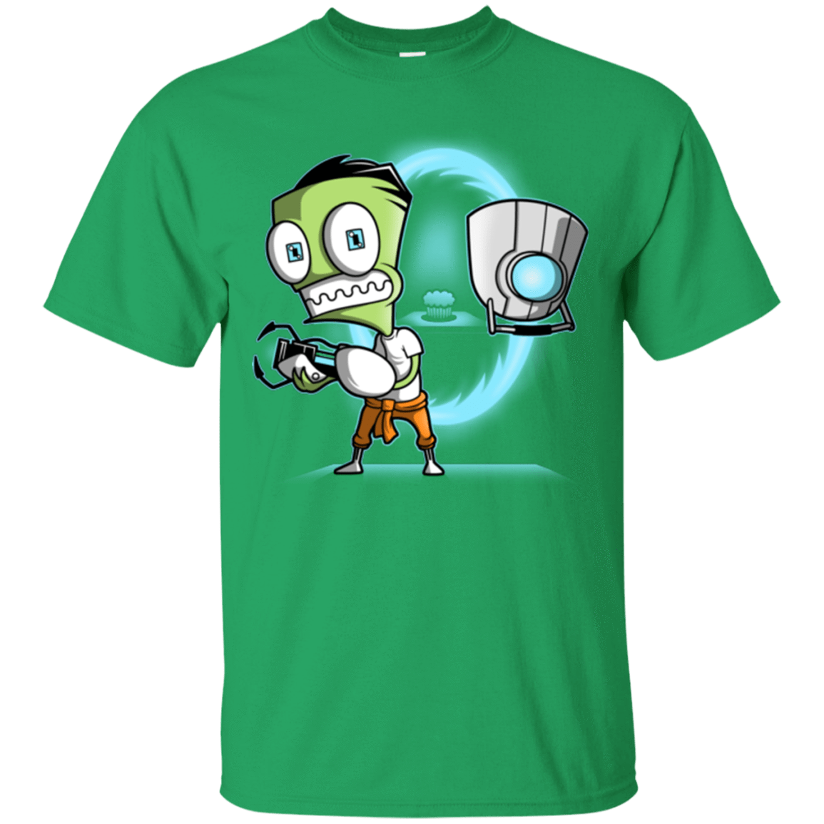 T-Shirts Irish Green / Small THE CUPCAKE IS A LIE T-Shirt