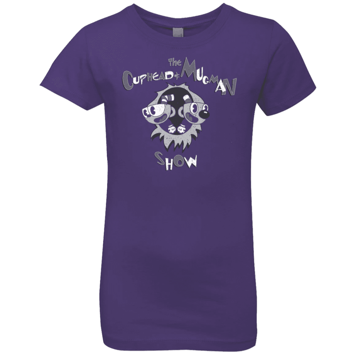 T-Shirts Purple Rush / YXS The Cuphead & Mugman Show Girls Premium T-Shirt