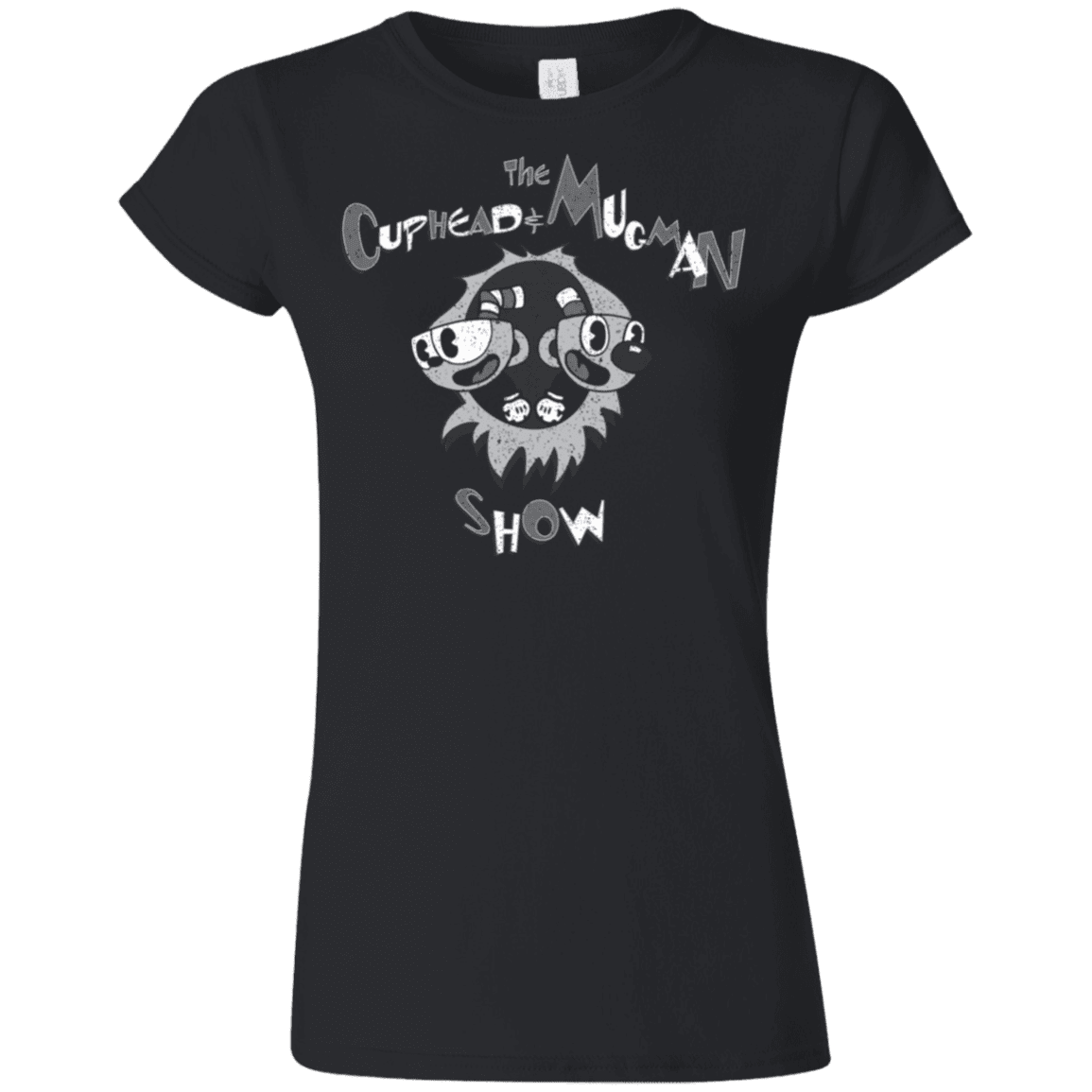 T-Shirts Black / S The Cuphead & Mugman Show Junior Slimmer-Fit T-Shirt