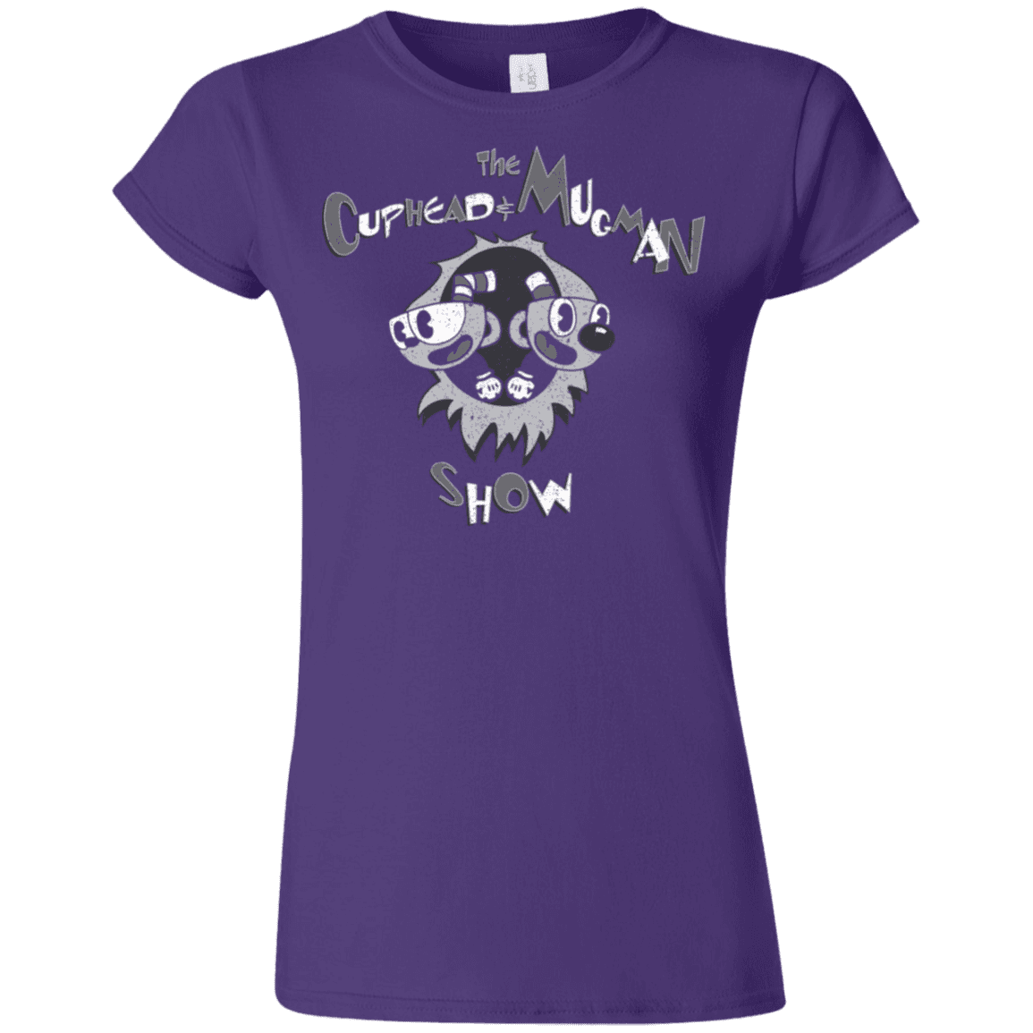 T-Shirts Purple / S The Cuphead & Mugman Show Junior Slimmer-Fit T-Shirt