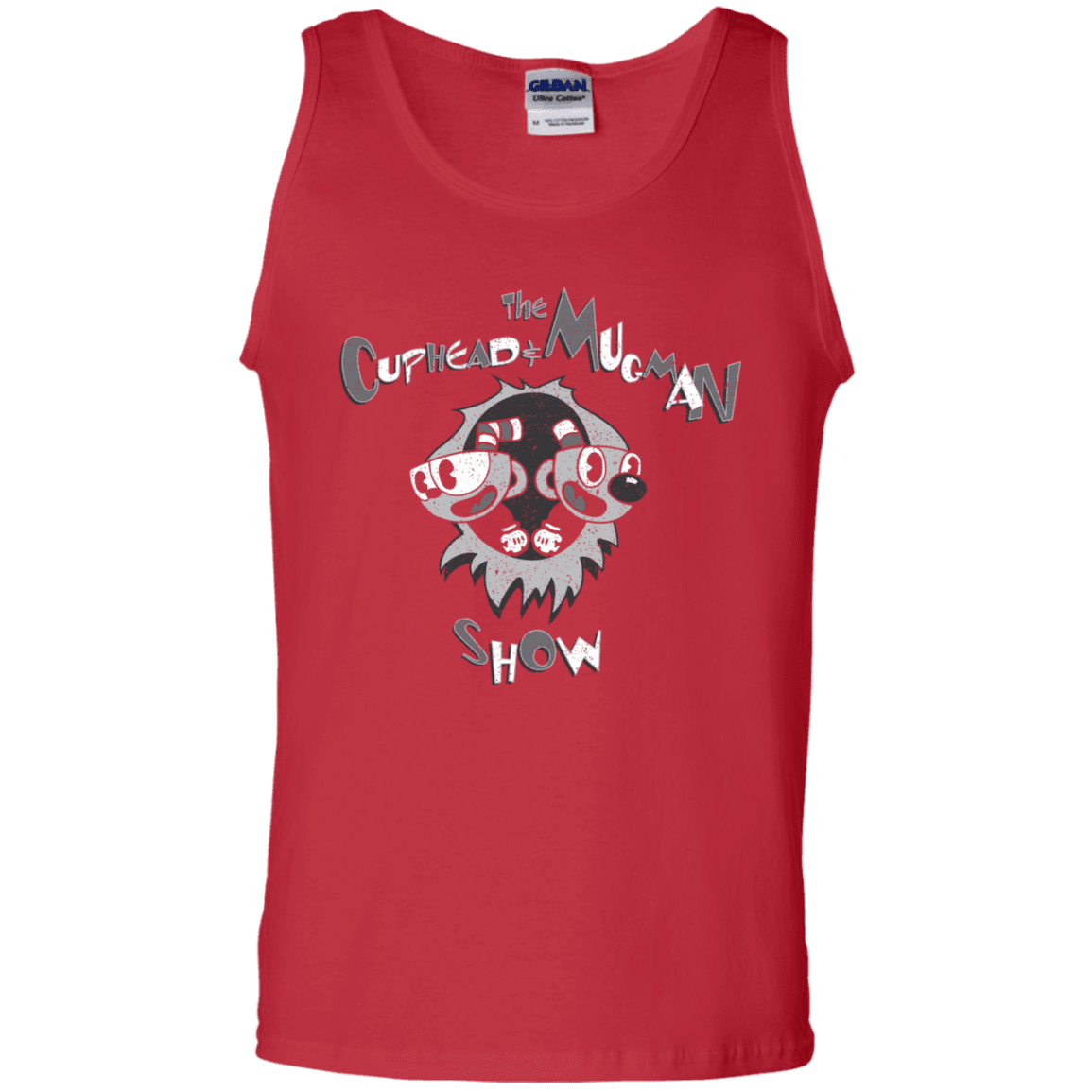 T-Shirts Red / S The Cuphead & Mugman Show Men's Tank Top