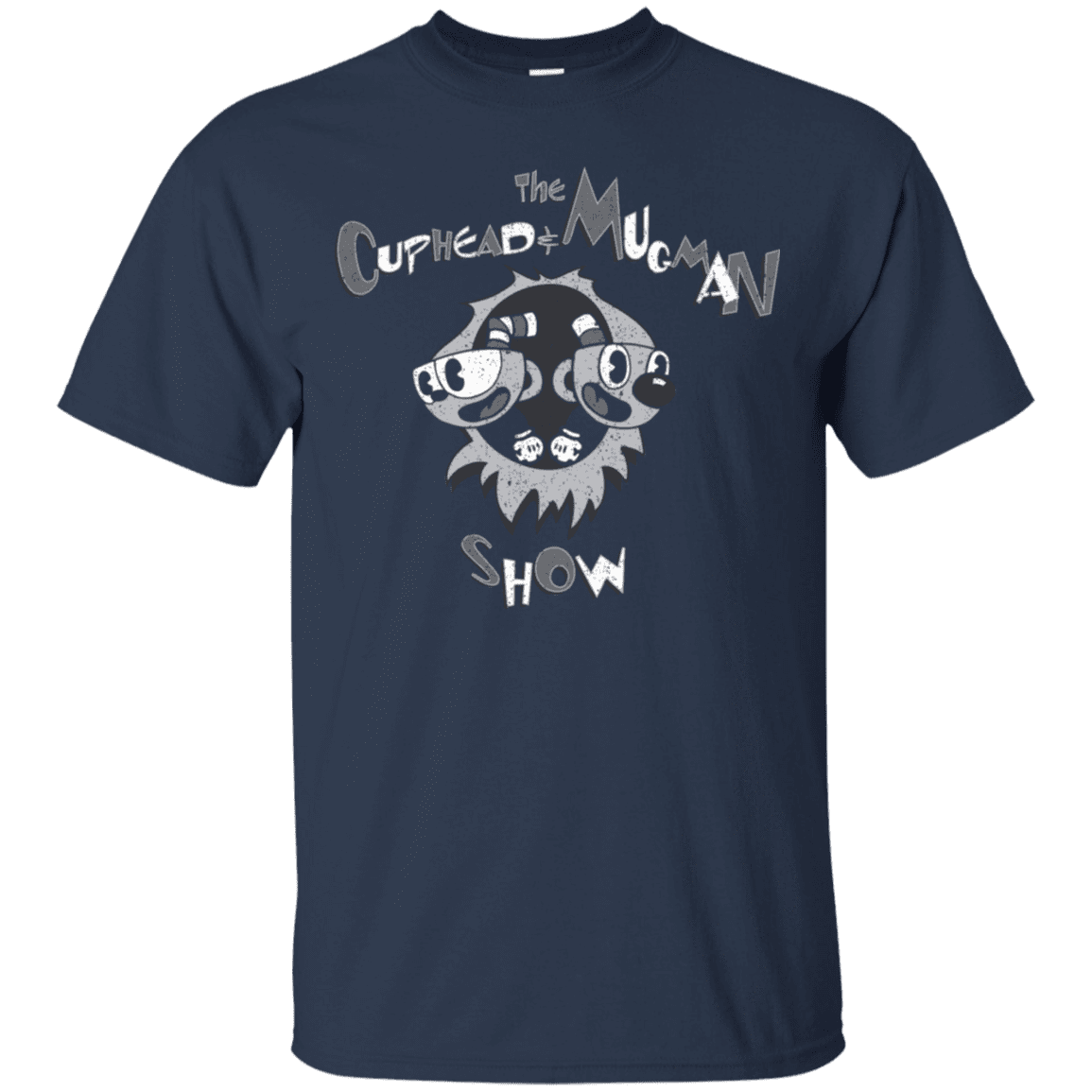T-Shirts Navy / S The Cuphead & Mugman Show T-Shirt