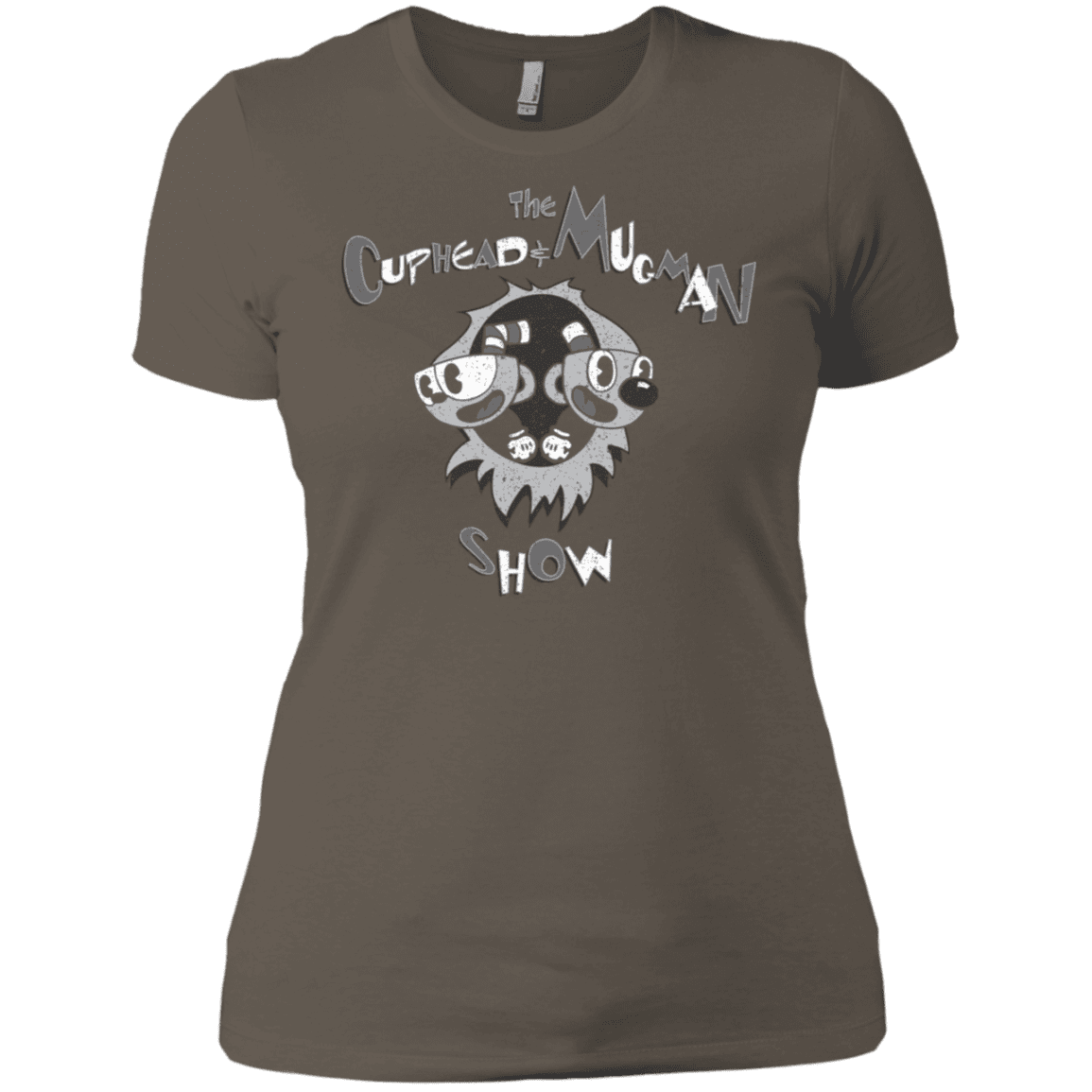T-Shirts Warm Grey / X-Small The Cuphead & Mugman Show Women's Premium T-Shirt
