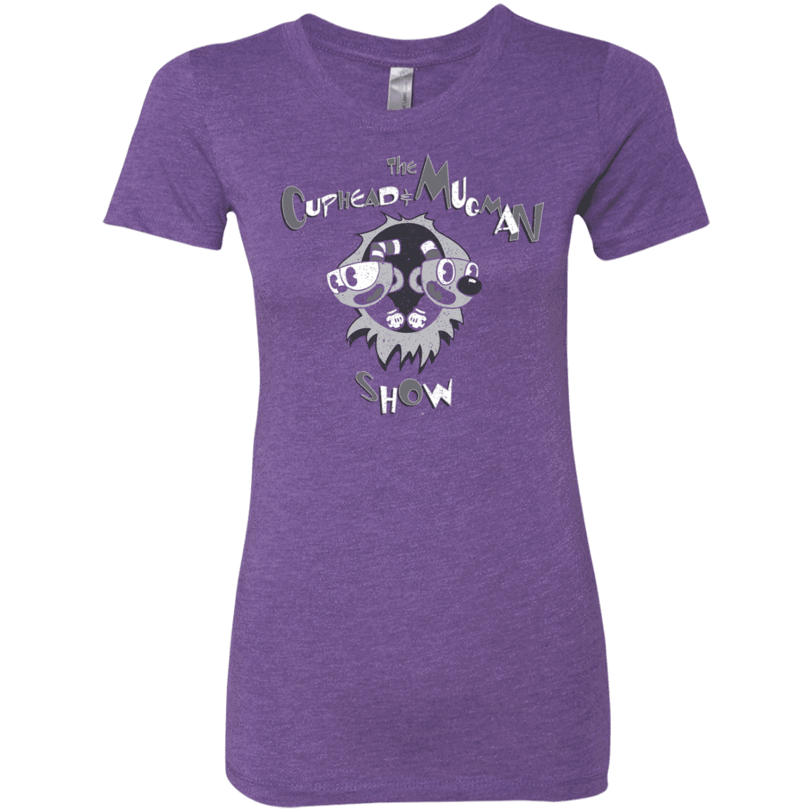 T-Shirts Purple Rush / S The Cuphead & Mugman Show Women's Triblend T-Shirt