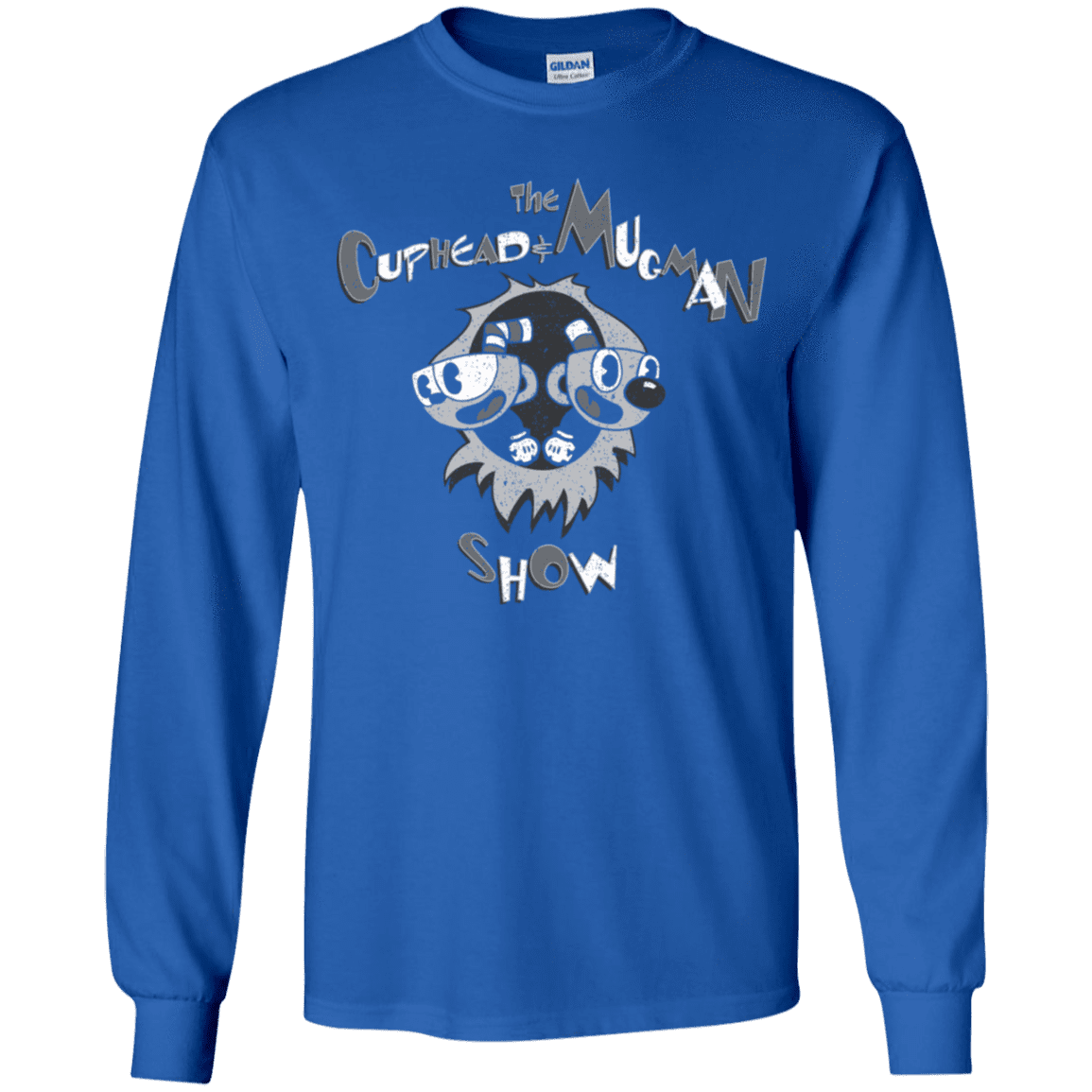 T-Shirts Royal / YS The Cuphead & Mugman Show Youth Long Sleeve T-Shirt