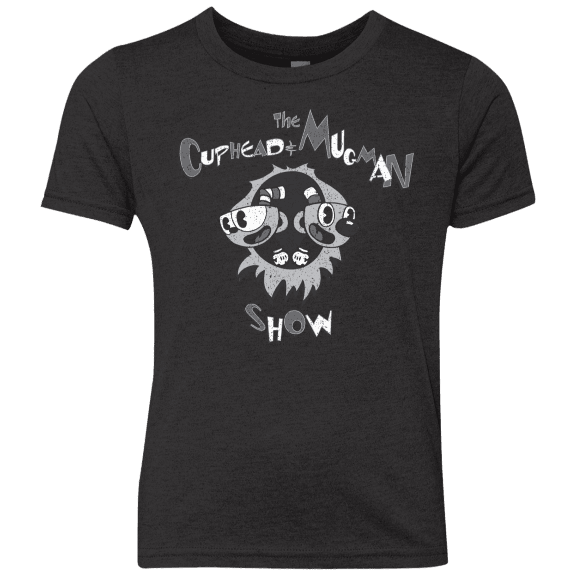 T-Shirts Vintage Black / YXS The Cuphead & Mugman Show Youth Triblend T-Shirt