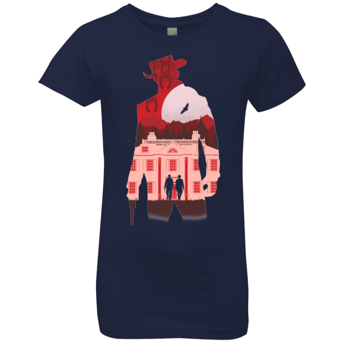 T-Shirts Midnight Navy / YXS The D is Silent Girls Premium T-Shirt