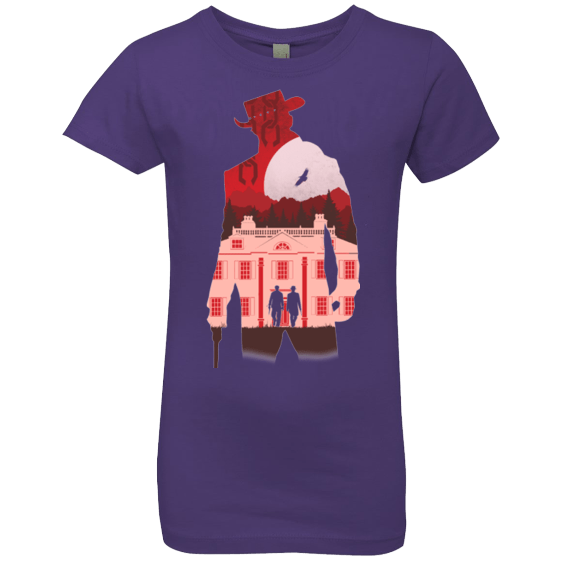 T-Shirts Purple Rush / YXS The D is Silent Girls Premium T-Shirt