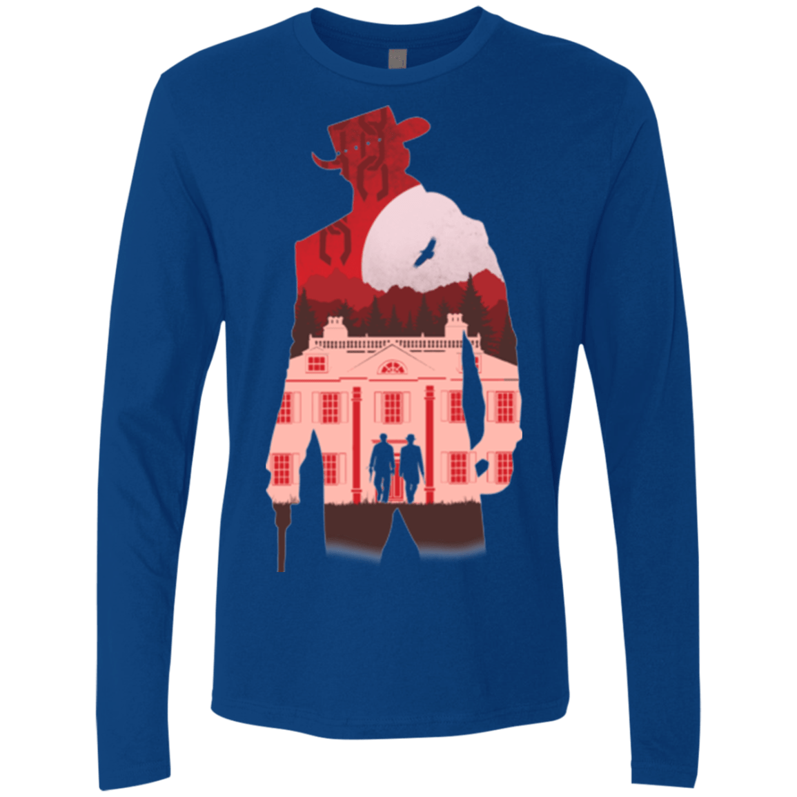 T-Shirts Royal / Small The D is Silent Men's Premium Long Sleeve