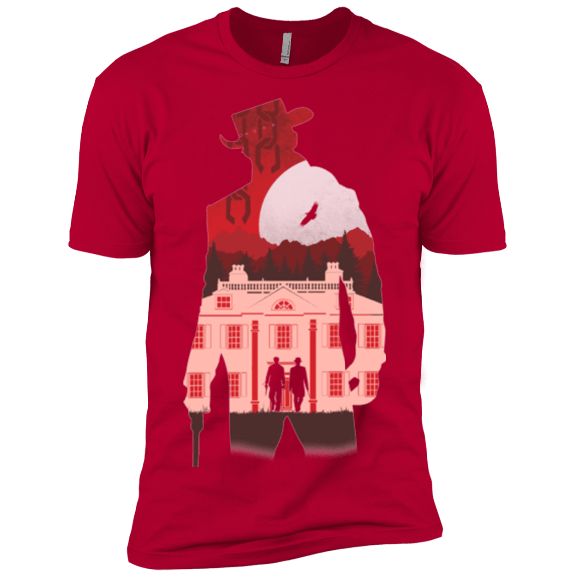 T-Shirts Red / X-Small The D is Silent Men's Premium T-Shirt