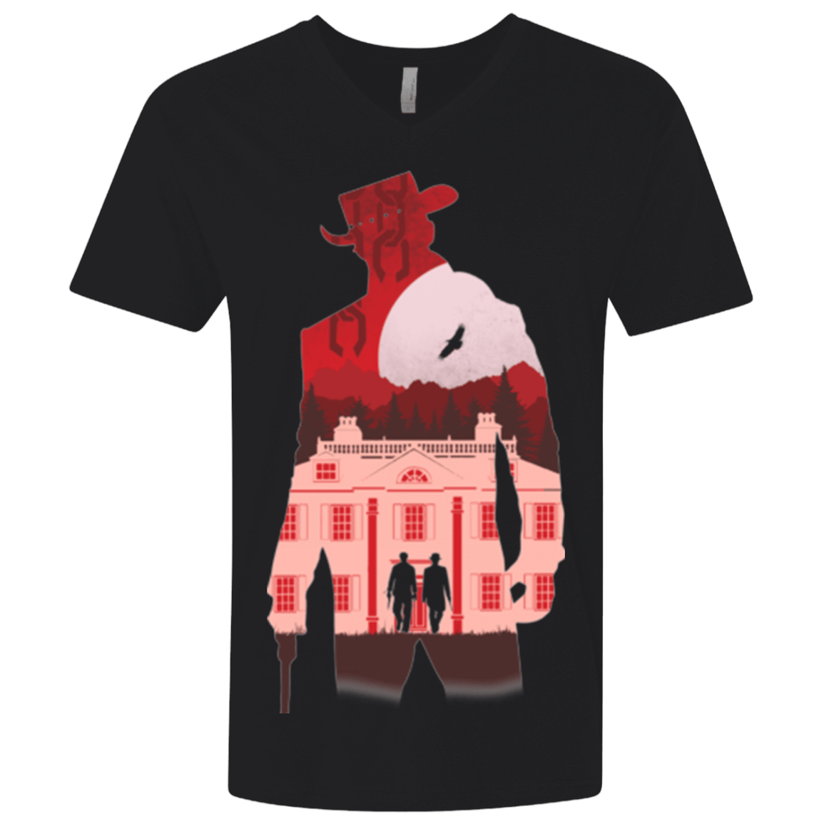 T-Shirts Black / X-Small The D is Silent Men's Premium V-Neck