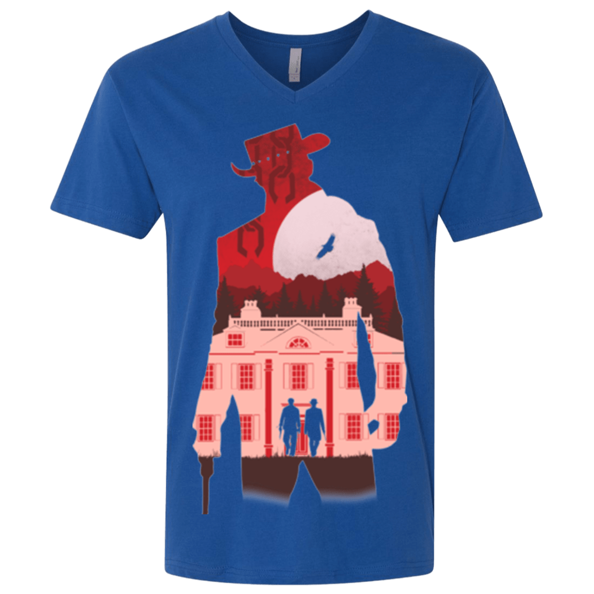 T-Shirts Royal / X-Small The D is Silent Men's Premium V-Neck