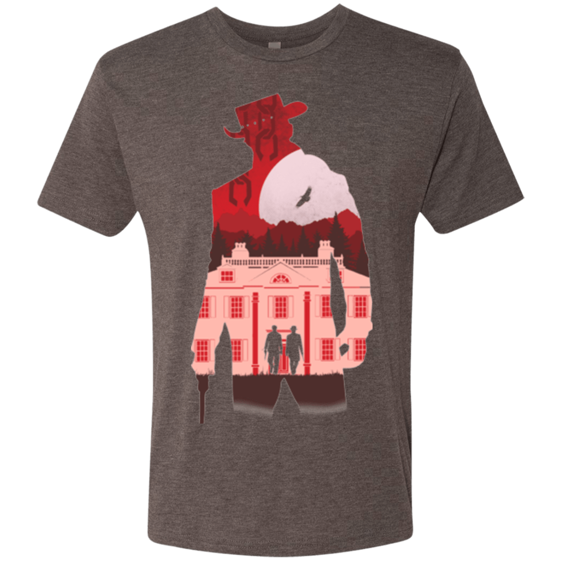 T-Shirts Macchiato / Small The D is Silent Men's Triblend T-Shirt