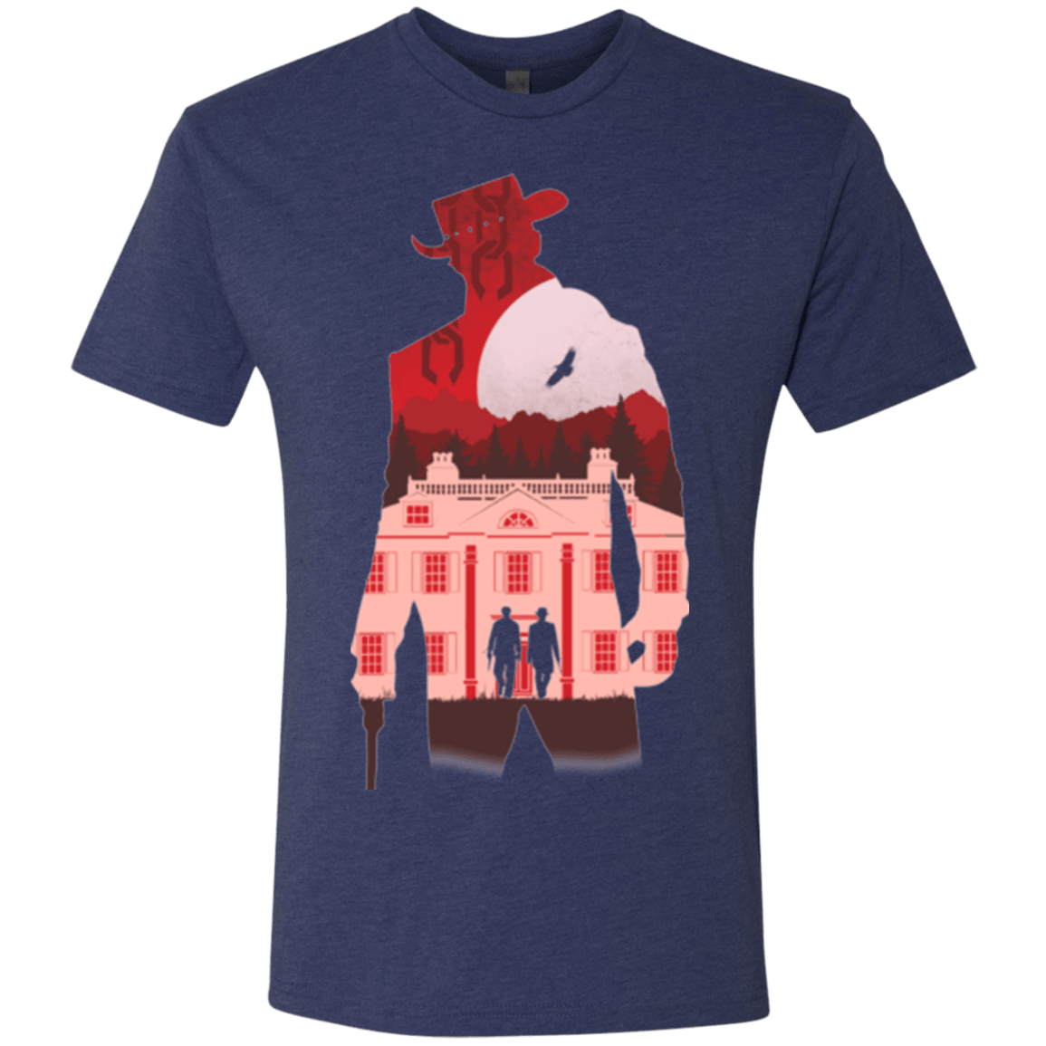 T-Shirts Vintage Navy / Small The D is Silent Men's Triblend T-Shirt