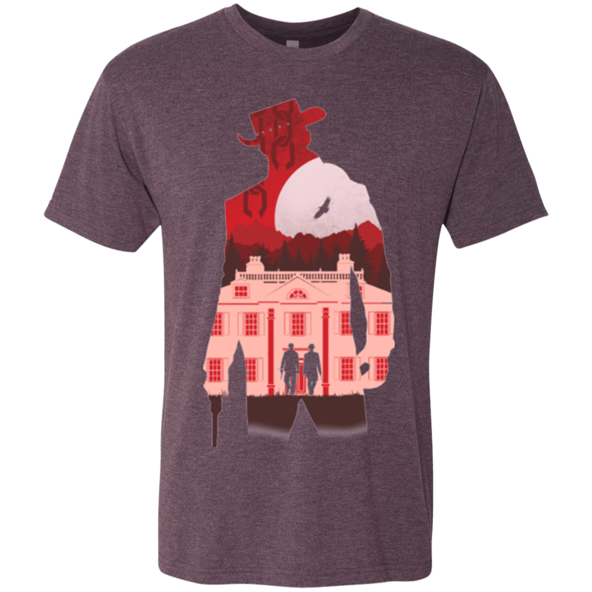 T-Shirts Vintage Purple / Small The D is Silent Men's Triblend T-Shirt