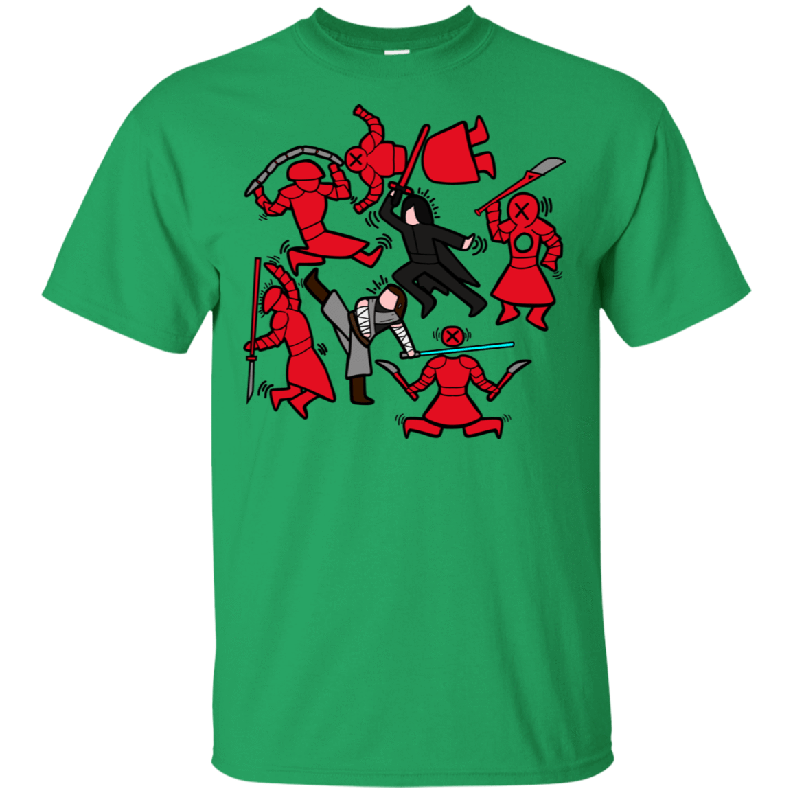 T-Shirts Irish Green / S The Dance of Kylo and Rey T-Shirt