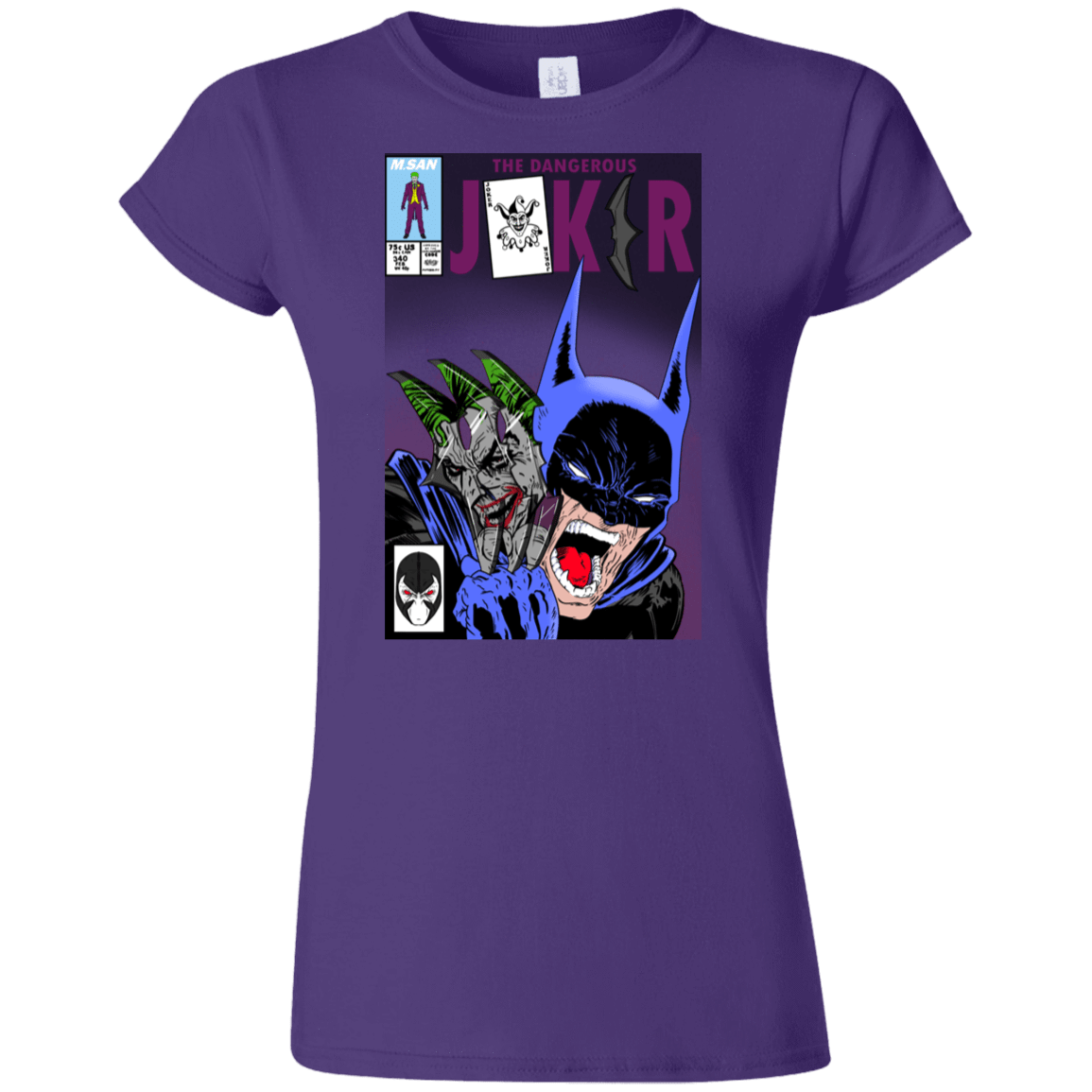T-Shirts Purple / S The Dangerous Joker Junior Slimmer-Fit T-Shirt