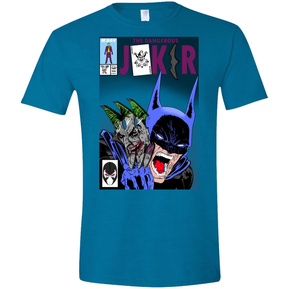 T-Shirts Antique Sapphire / S The Dangerous Joker Men's Semi-Fitted Softstyle
