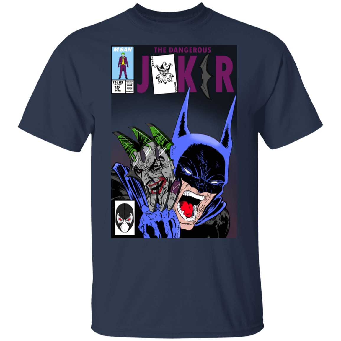 T-Shirts Navy / S The Dangerous Joker T-Shirt