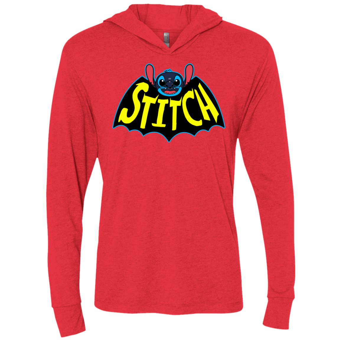 T-Shirts Vintage Red / X-Small The dark experiment Triblend Long Sleeve Hoodie Tee