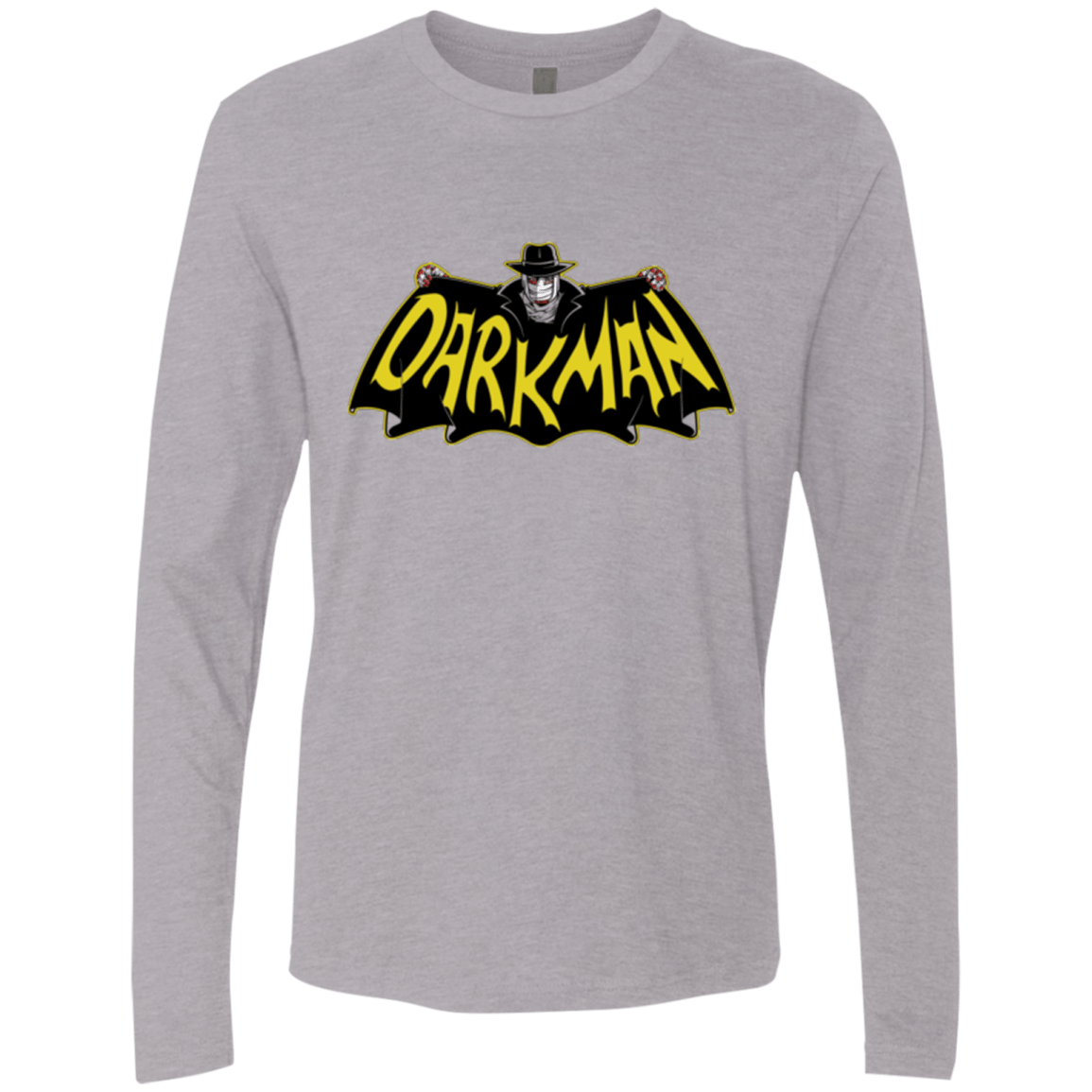 T-Shirts Heather Grey / Small The Dark Man Men's Premium Long Sleeve
