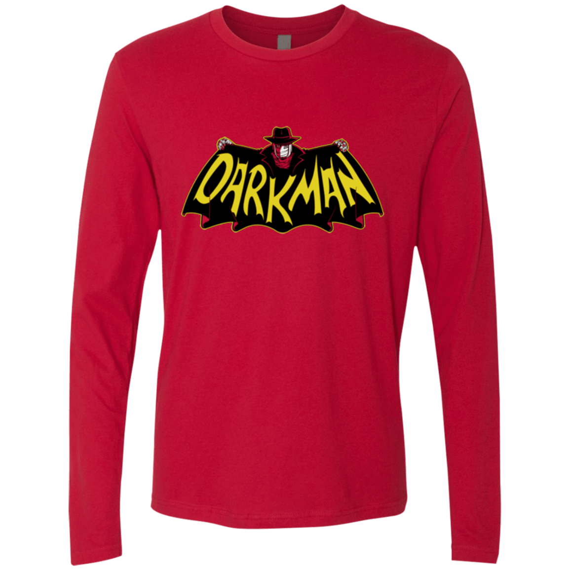 T-Shirts Red / Small The Dark Man Men's Premium Long Sleeve