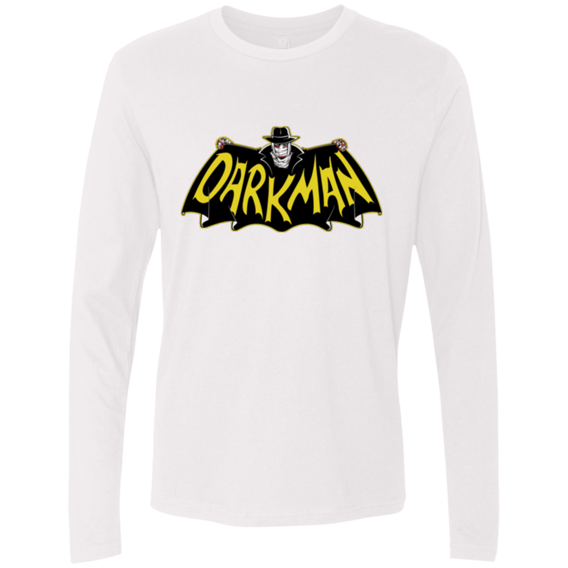 T-Shirts White / Small The Dark Man Men's Premium Long Sleeve