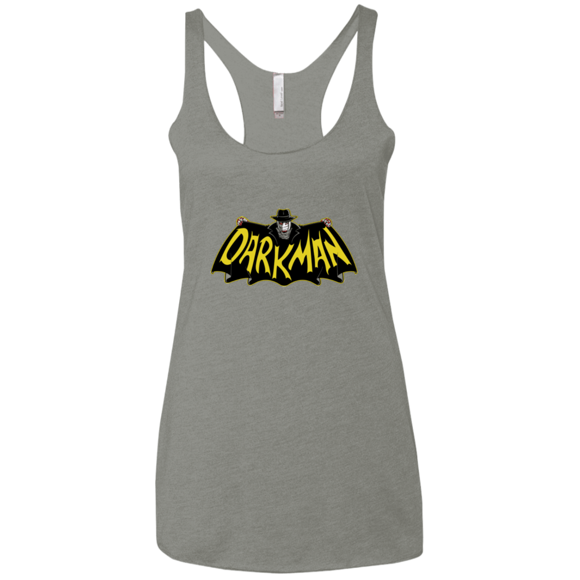 T-Shirts Venetian Grey / X-Small The Dark Man Women's Triblend Racerback Tank