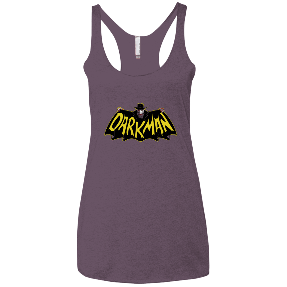 T-Shirts Vintage Purple / X-Small The Dark Man Women's Triblend Racerback Tank