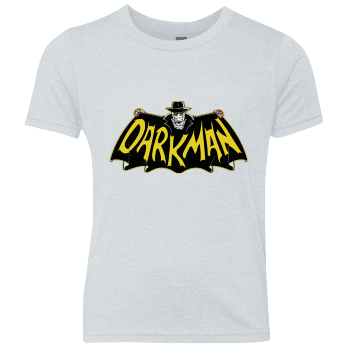 T-Shirts Heather White / YXS The Dark Man Youth Triblend T-Shirt