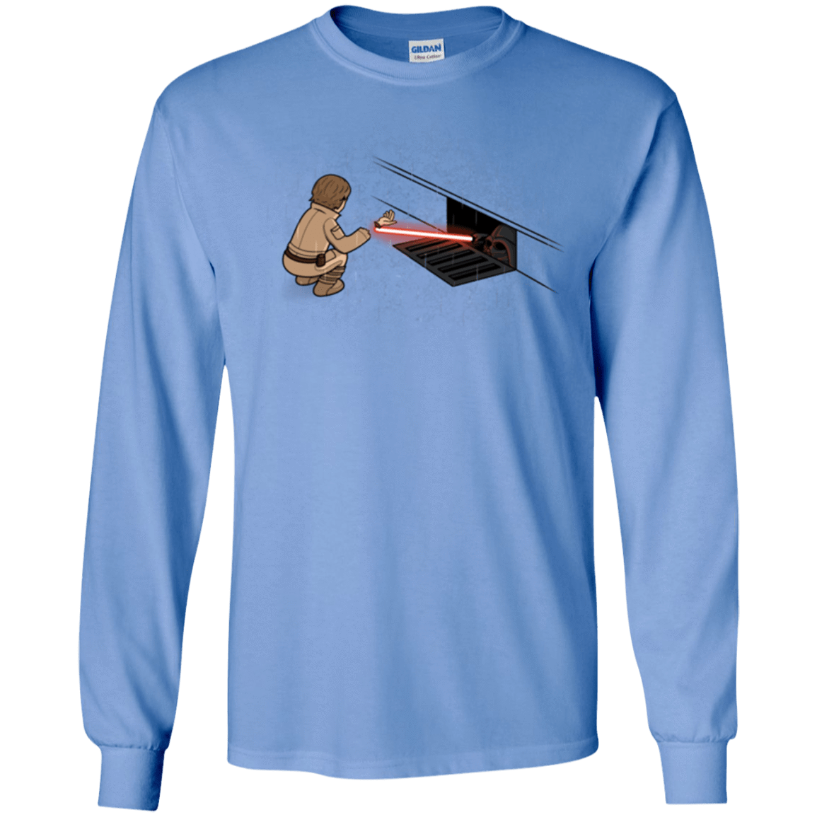 T-Shirts Carolina Blue / S The Dark Sewer Men's Long Sleeve T-Shirt