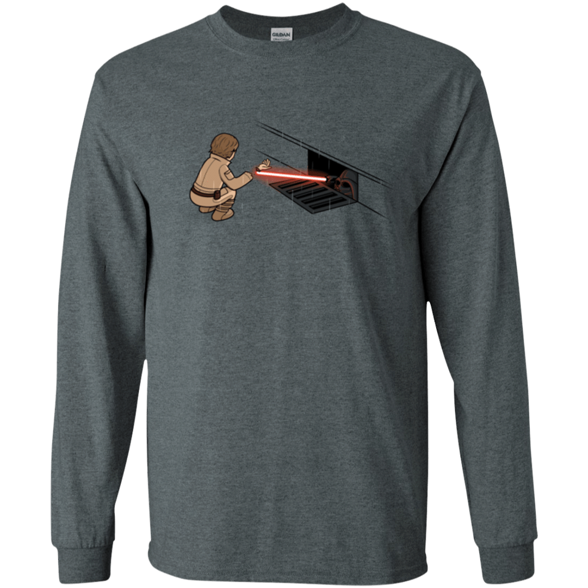 T-Shirts Dark Heather / S The Dark Sewer Men's Long Sleeve T-Shirt