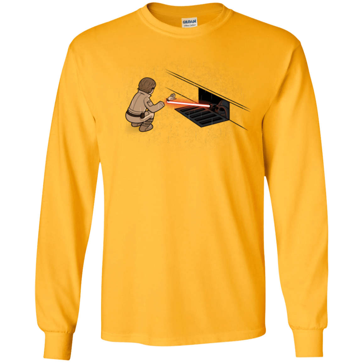 T-Shirts Gold / S The Dark Sewer Men's Long Sleeve T-Shirt