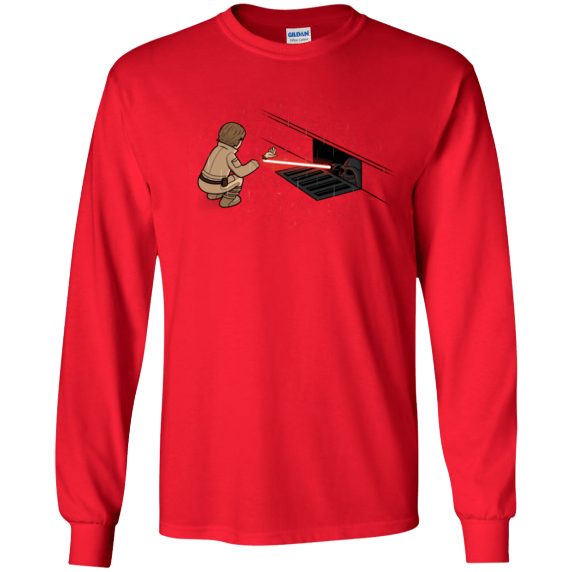 T-Shirts Red / S The Dark Sewer Men's Long Sleeve T-Shirt