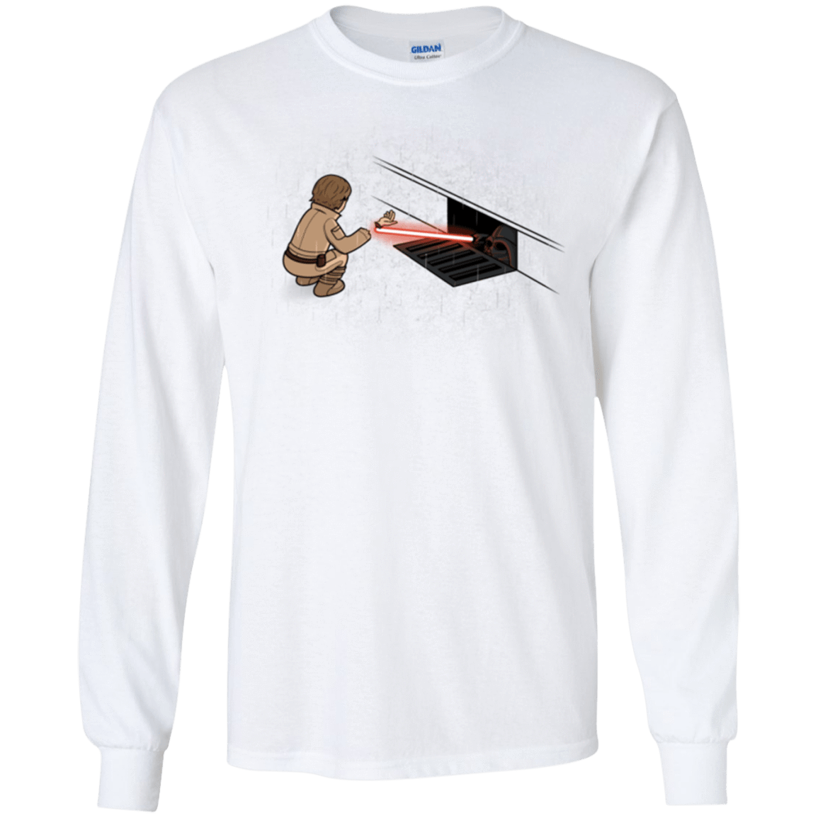 T-Shirts White / S The Dark Sewer Men's Long Sleeve T-Shirt