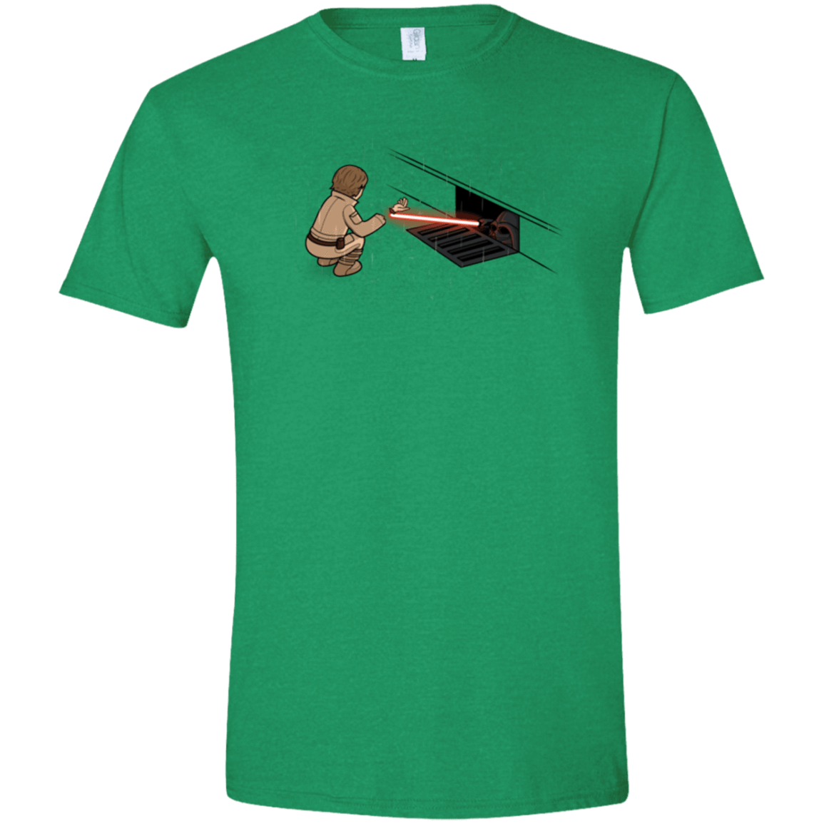 T-Shirts Heather Irish Green / S The Dark Sewer Men's Semi-Fitted Softstyle