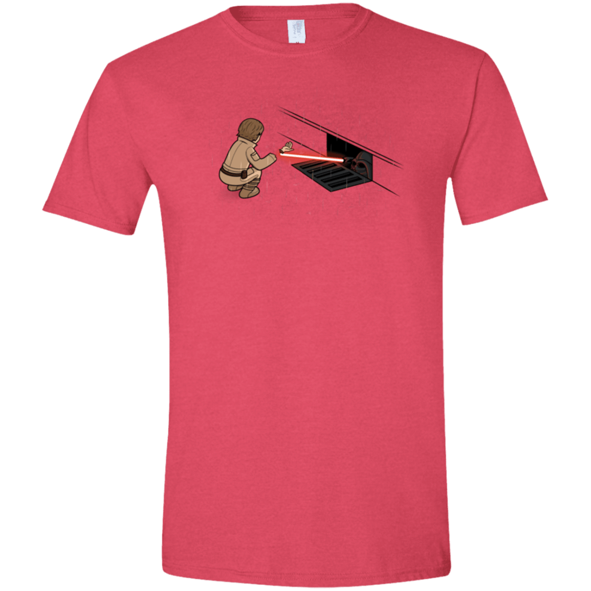 T-Shirts Heather Red / S The Dark Sewer Men's Semi-Fitted Softstyle