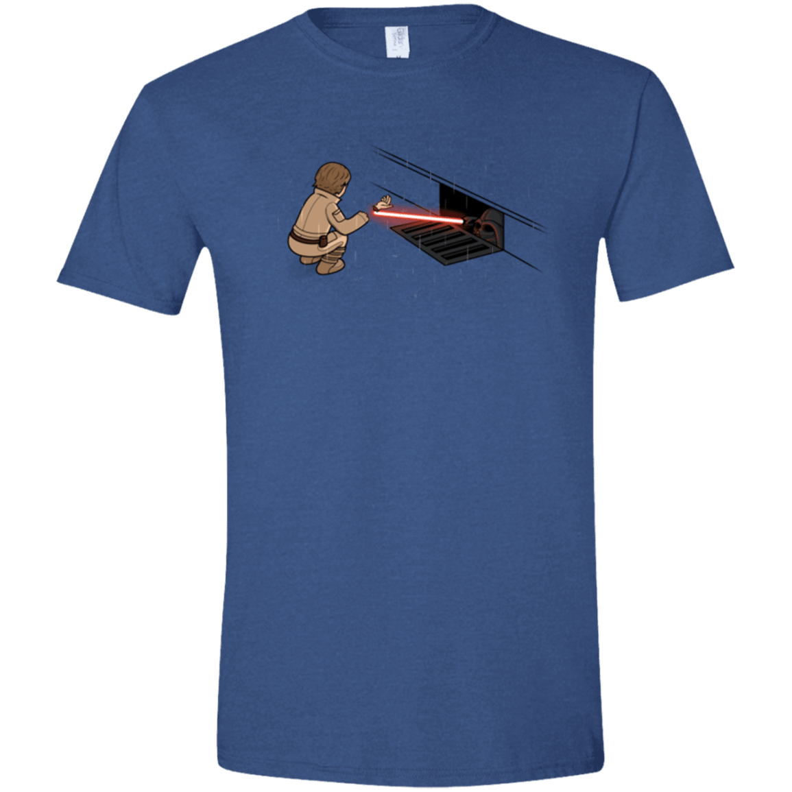 T-Shirts Heather Royal / X-Small The Dark Sewer Men's Semi-Fitted Softstyle